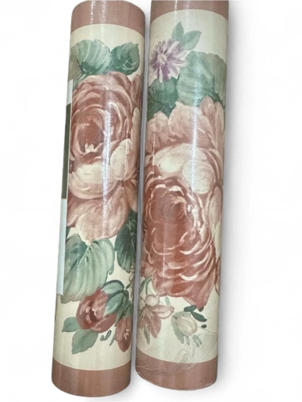 Croscill Cotswold Wallpaper Border Pair English Cottage Shabby Chic Vintage NOS
